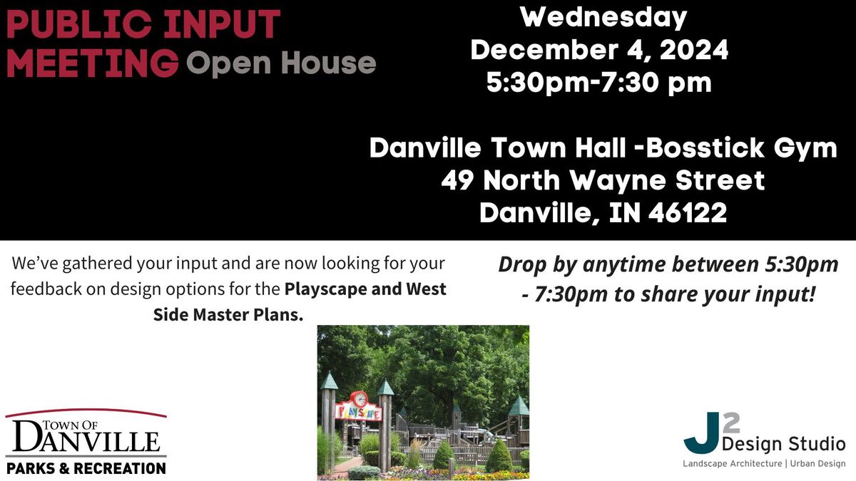 Public Input Meeting Open House