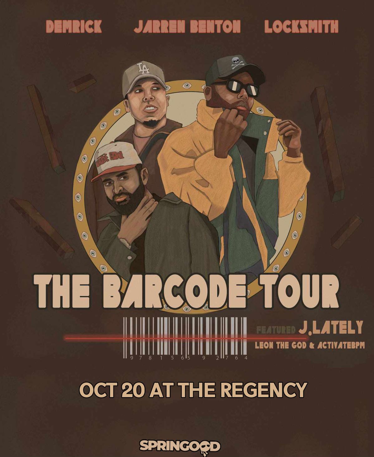 The Bar Code Tour Ft. Jarren Benton, Locksmith & Demrick at The Regency Live (Springfield, MO)