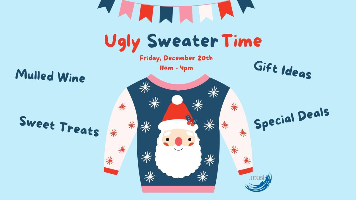 Celebrate Ugly Sweater Day at J Dusi Wines