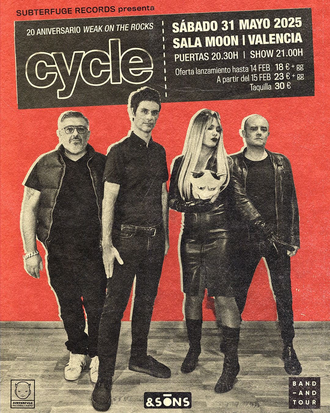 CYCLE @ SALA MOON, VALENCIA. ESPA\u00d1A.