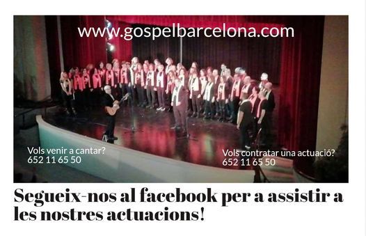Cantar coral de gospel en barcelona