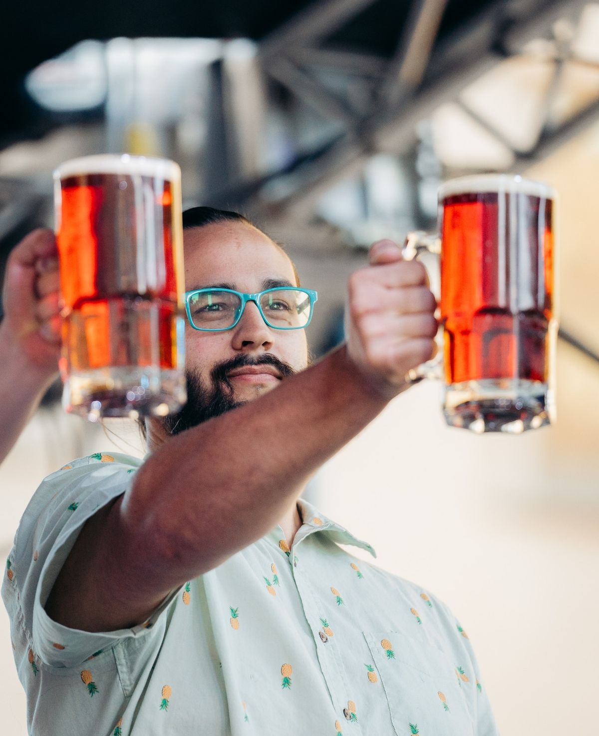 Stein Hoisting Competition at Oktoberfest Zinzinnati 