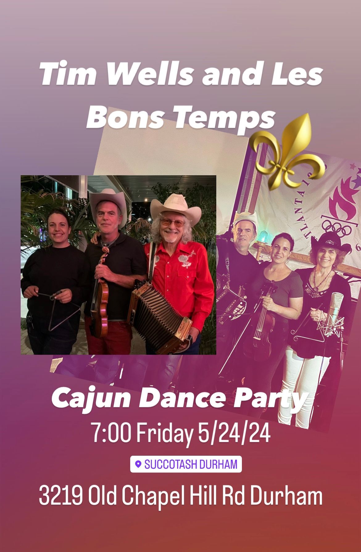 Tim Wells and Les Bons Temps-- Cajun Dance Party