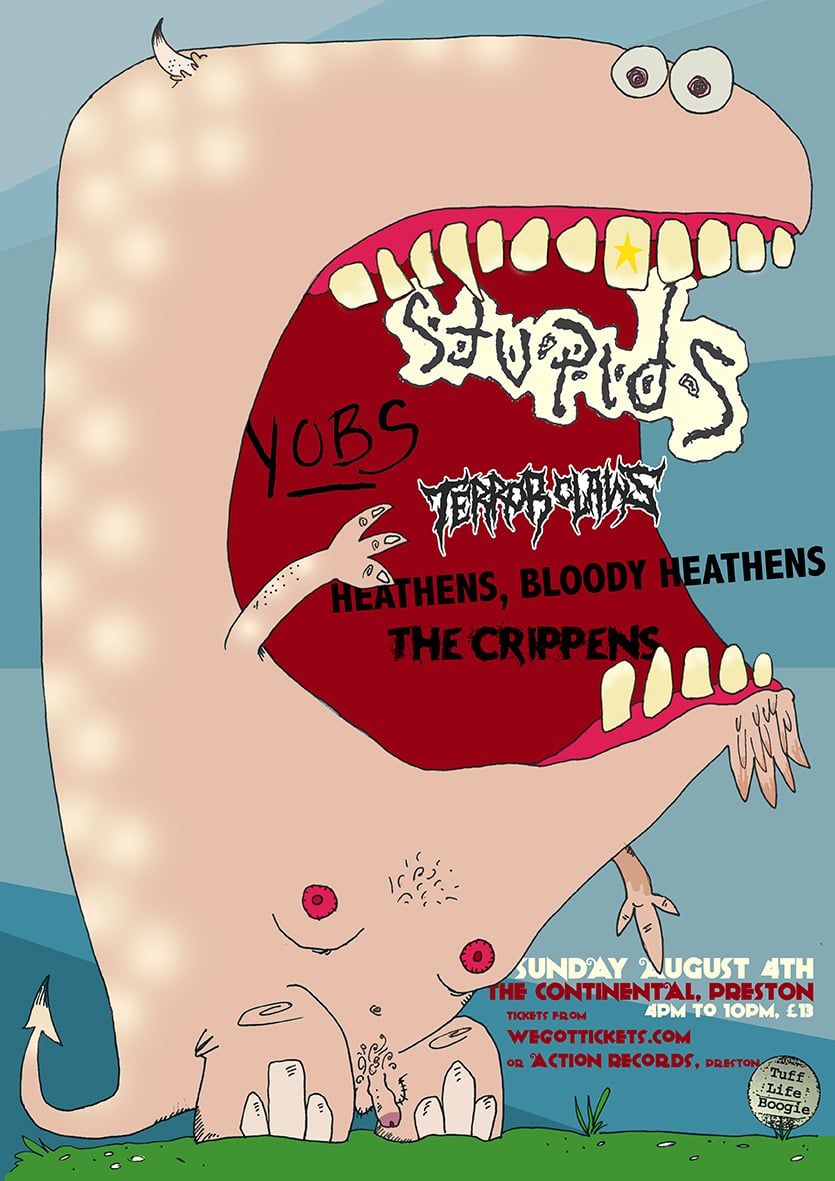 The Stupids, Yobs, The Crippens, Terror Claws plus more