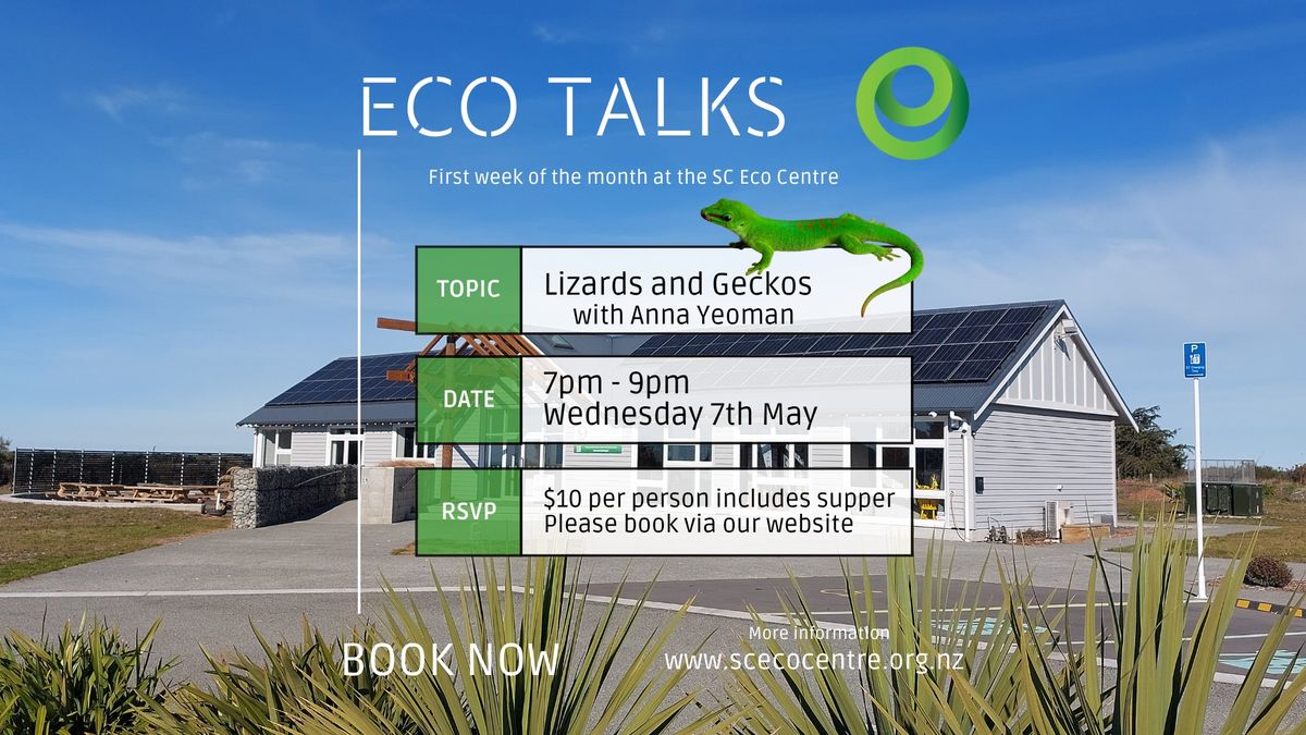 Eco Talks - Geckos and Skinks with Anna Yeoman