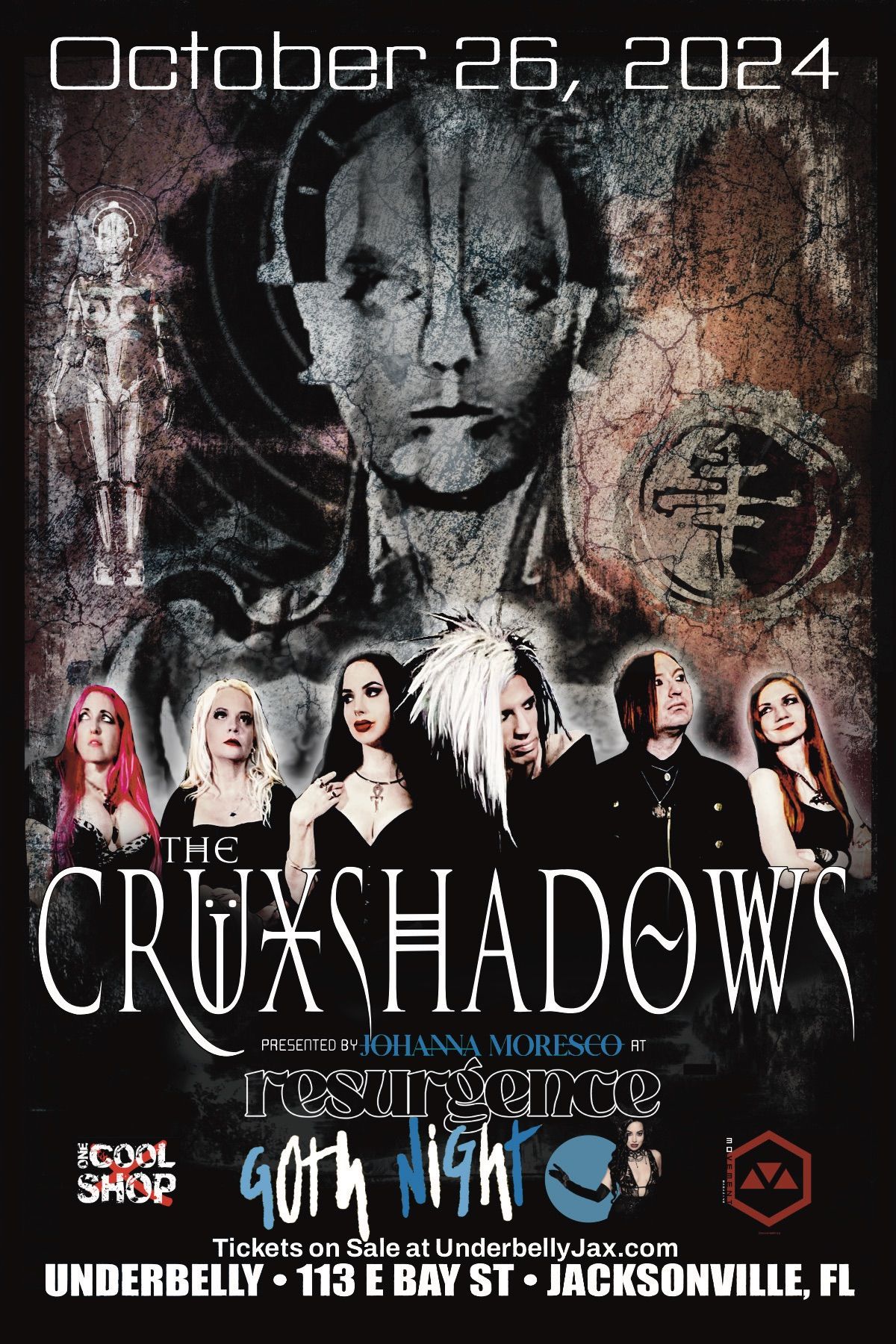 The Cruxshadows live at Resurgence Goth Night (Underbelly, Jacksonville FL) 10\/26\/24 