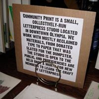 Community Print Olympia