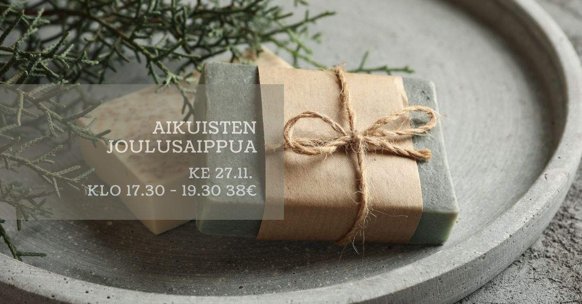 Aikuisten joulusaippuapaja