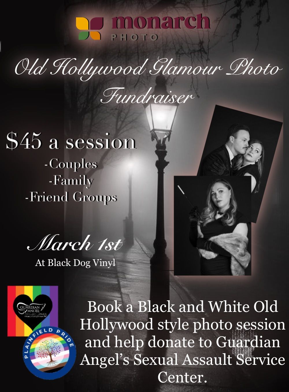 Old Hollywood Glamour Photo Fundraiser