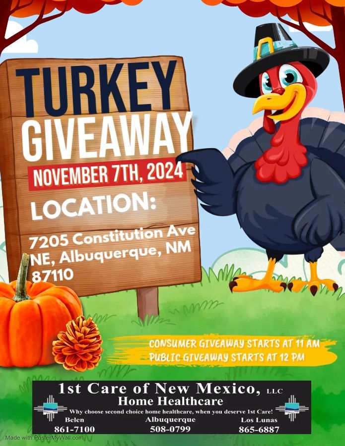 TURKEY GIVEAWAY