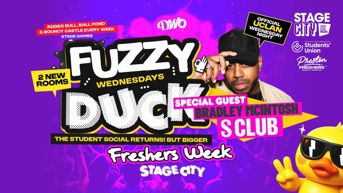 FUZZY DUCK FRESHERS COUNTRY HOEDOWN \ud83e\udd20 UCLAN's official Wednesday Student Social | Freshers Wednesday \u2b50\ufe0f STAGE CITY