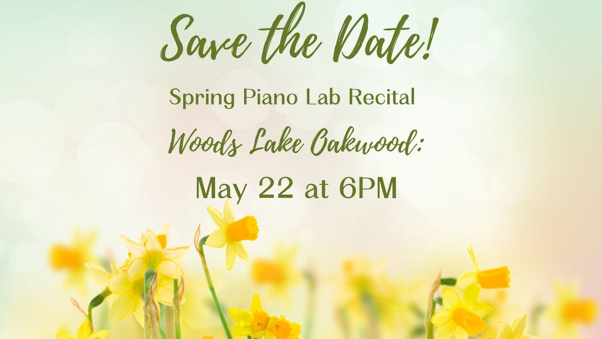 Woods Lake Oakwood Elementary Piano Lab Recital
