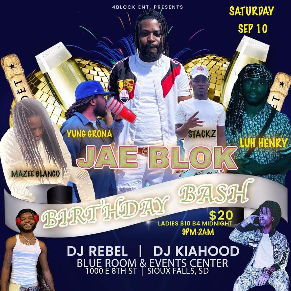 JaeBlock 1st Annual Birthday Bash The Blue Room Events Center Sioux jaeblock-1st-annual-birthday-bash-the-blue-room-events-center-sioux
