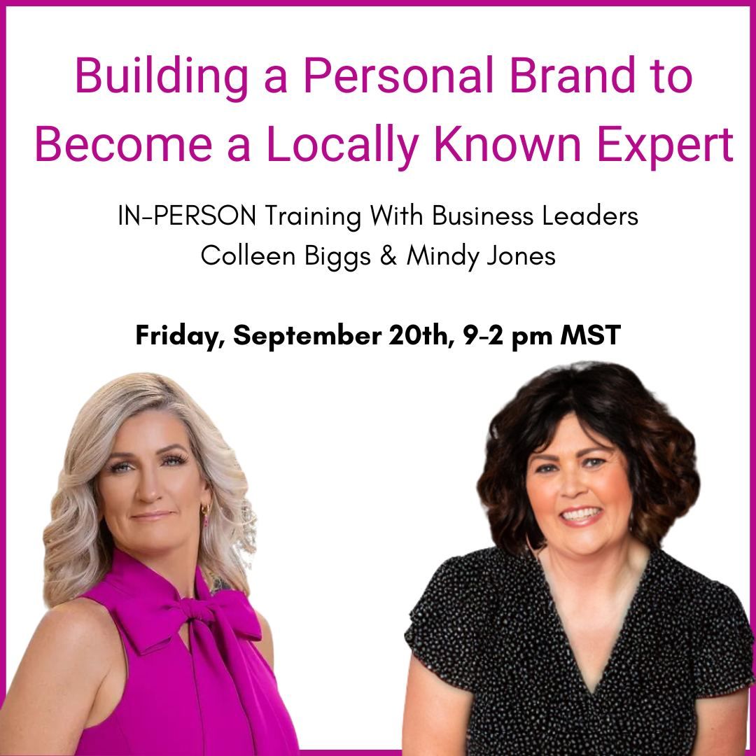 Building a personal Brand to become a locally known expert