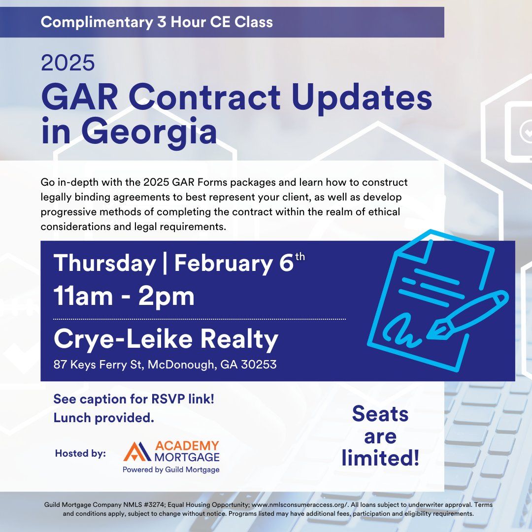 FREE CE Class- 2025 Contract Changes