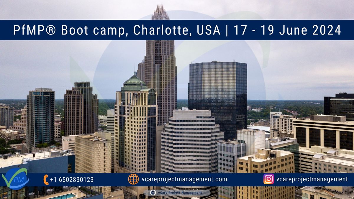 PfMP Bootcamp Charlotte USA - vCare Project Management