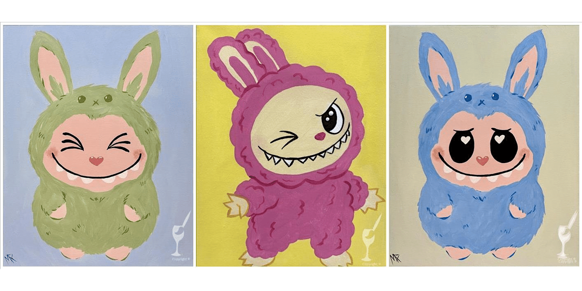 Cute Critter Mashup - Paint and Sip in New Braunfels | Classpop!\u2122