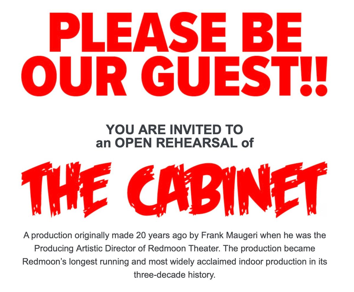 Be Our Guest: Behind THE CABINET