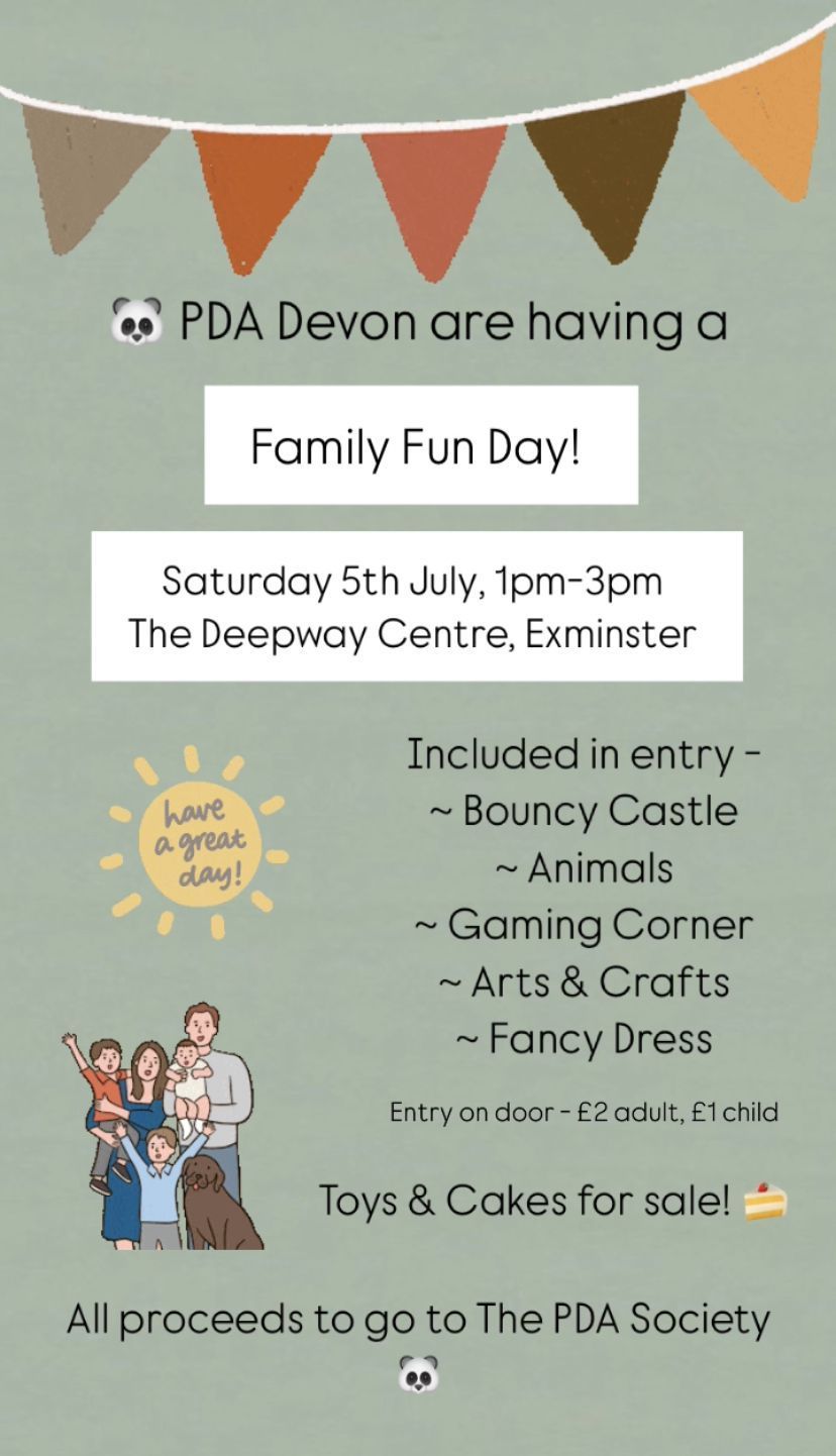 \ud83d\udc3c\ud83c\udf1e PDA Devon Family Fun Day \ud83c\udf1e\ud83d\udc3c