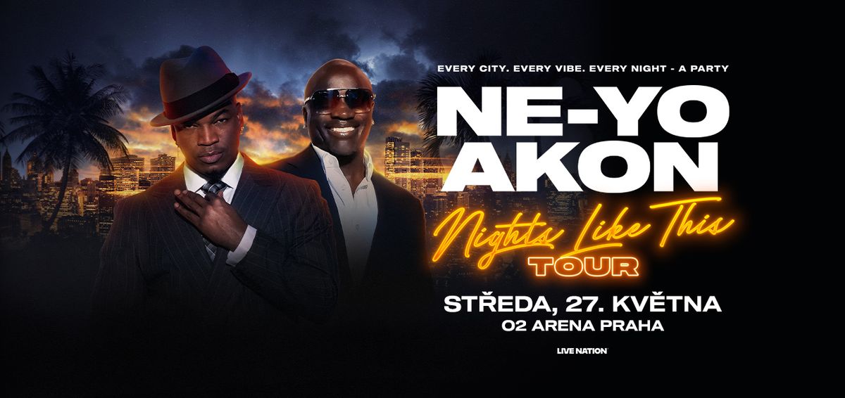 Ne-Yo & Akon Prague Tickets