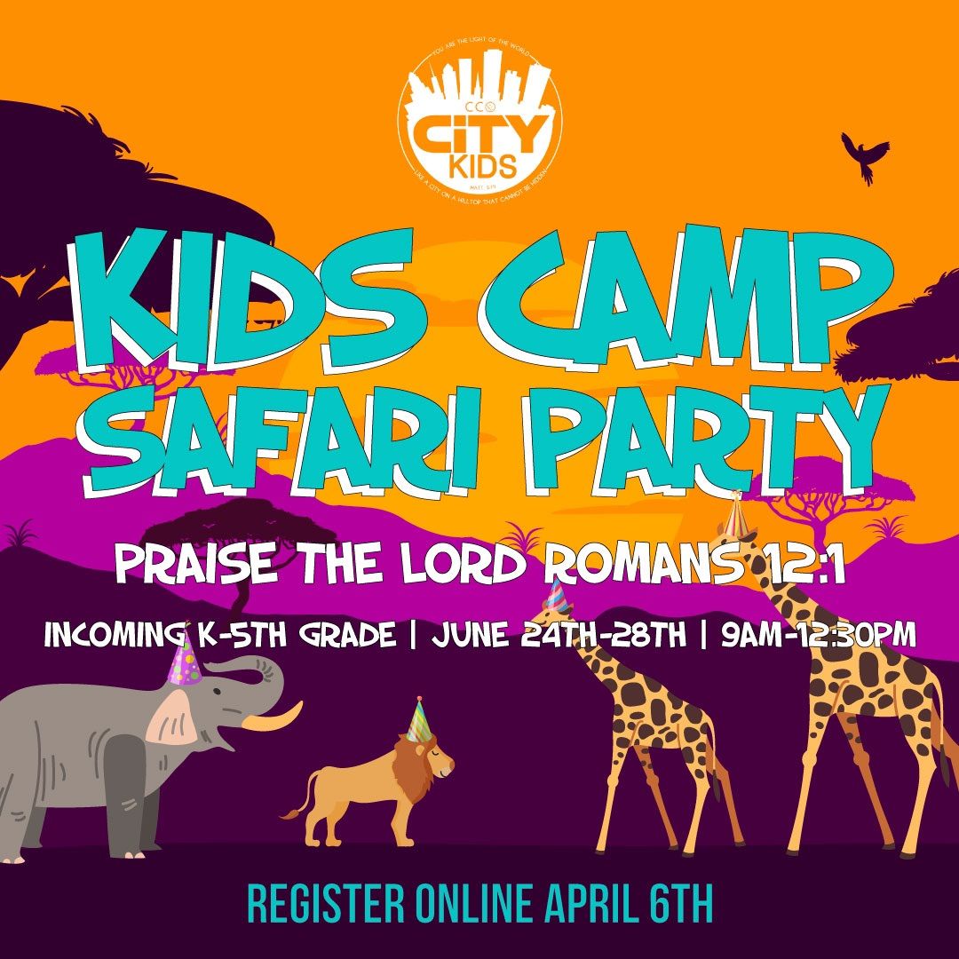 Kids Camp Safari Party
