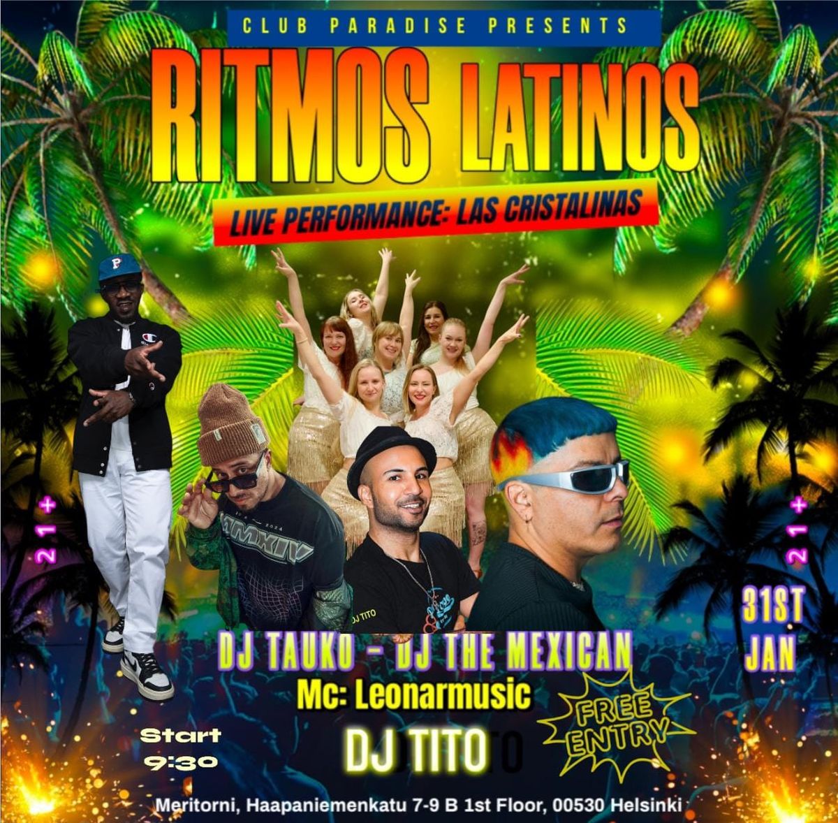 Ritmos Latinos at Club Paradise! 