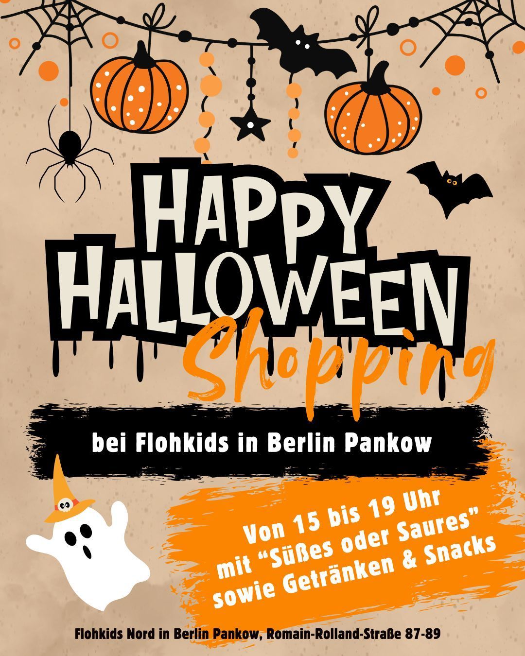 Happy Halloween Shopping Flohkids Berlin-Nord