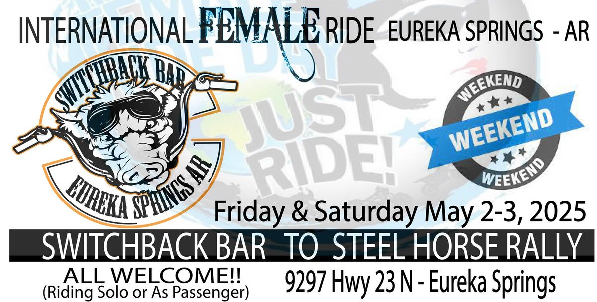 International Female Ride Day - Eureka Springs AR