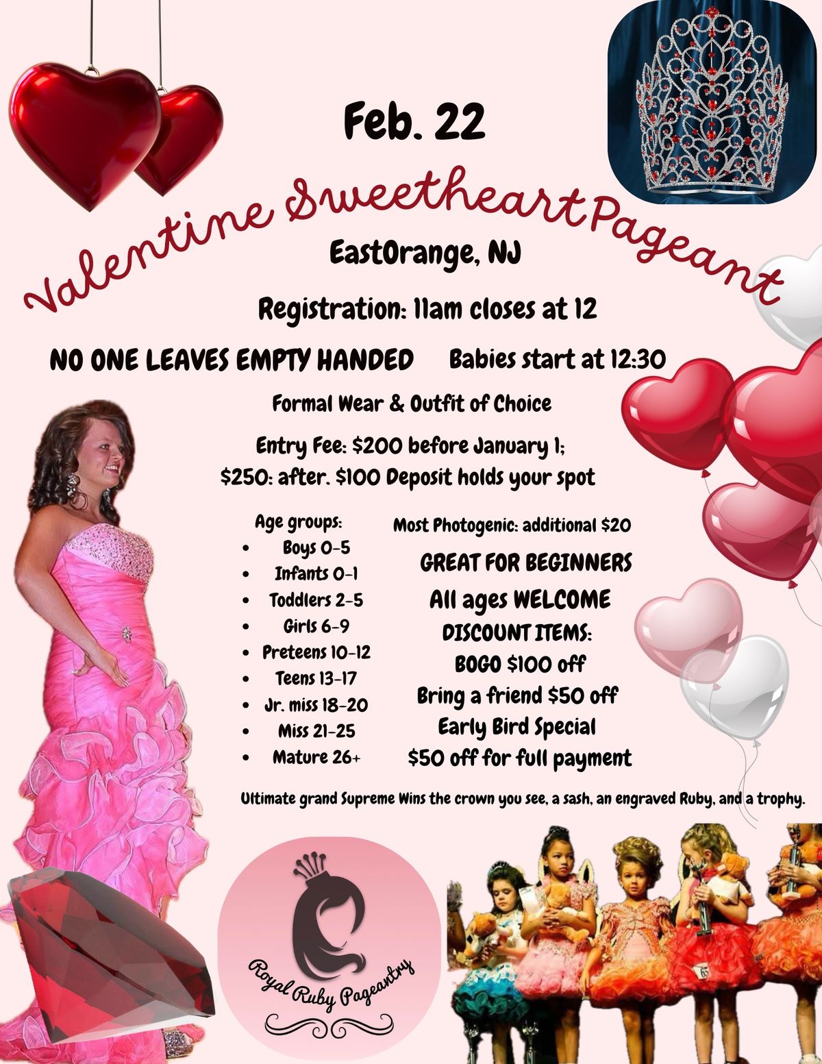 Valentine Sweetheart Beauty Pageant 