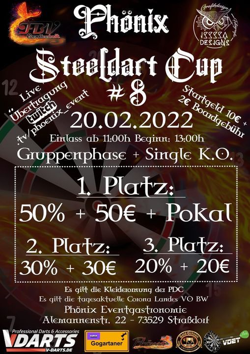 Ph\u00f6nix Steeldart Cup #8