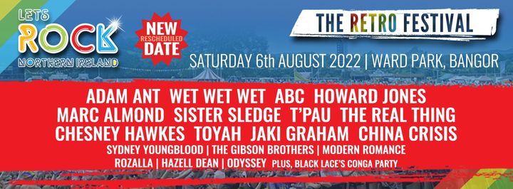 Lets Rock Northern Ireland 2022 Ward Park Castlereagh 6 August 2021 Festivals And Events In Ireland August 2022