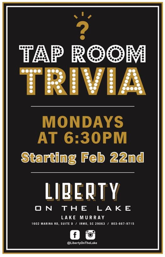 Tap Room Trivia Mondays
