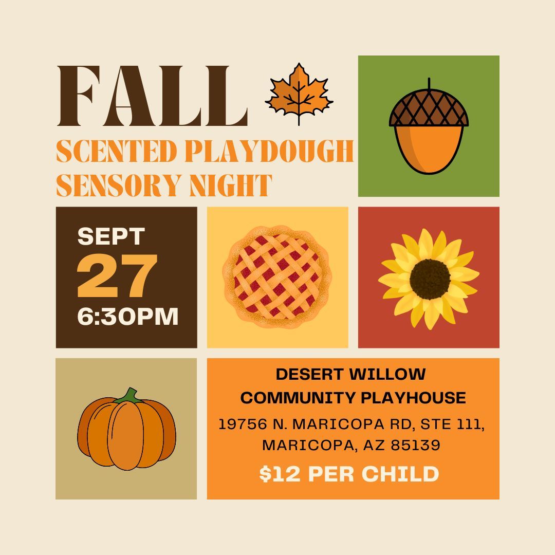 FALL SCENTED PLAYDOUGH FAMILY SENSORY NIGHT