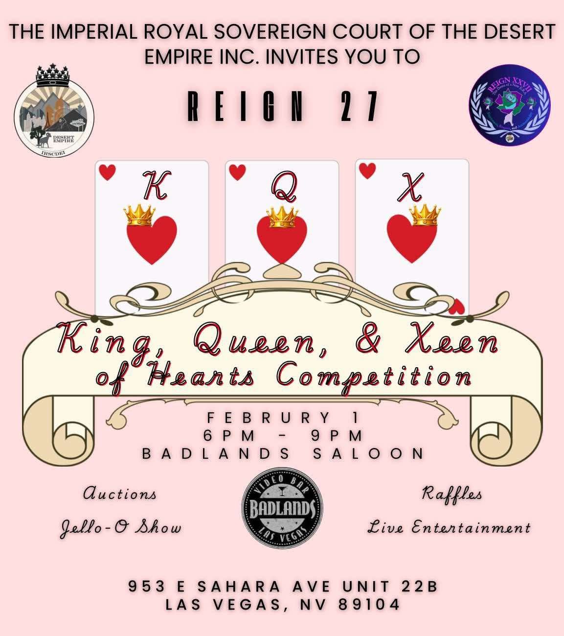 King\ud83d\udc51Queen\ud83d\udc51Xeen\ud83d\udc51 of Hearts Competition \u2665\ufe0f