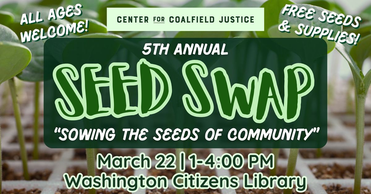 5th Annual CCJ Seed Swap