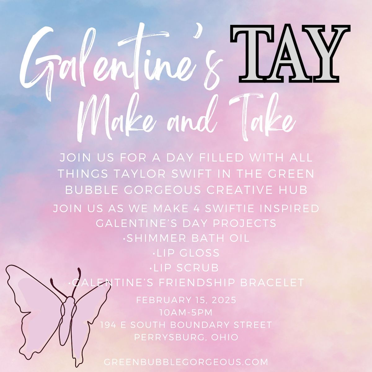 Galentine's TAY - A Taylor Swift Themed Make and Take