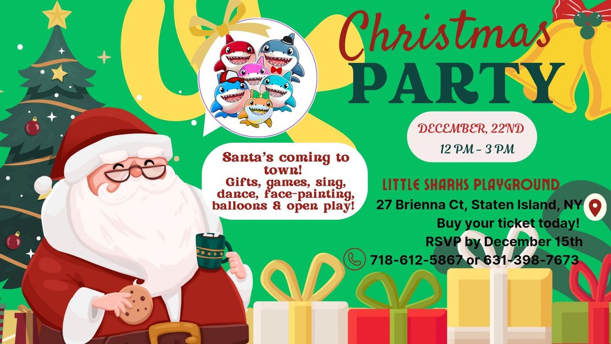 Meet Santa at Little Sharks Playground!