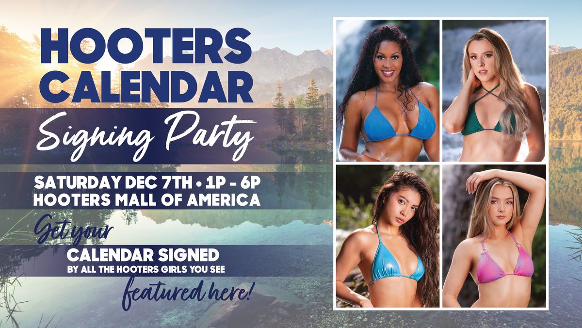 Hooters Calendar Signing Party 