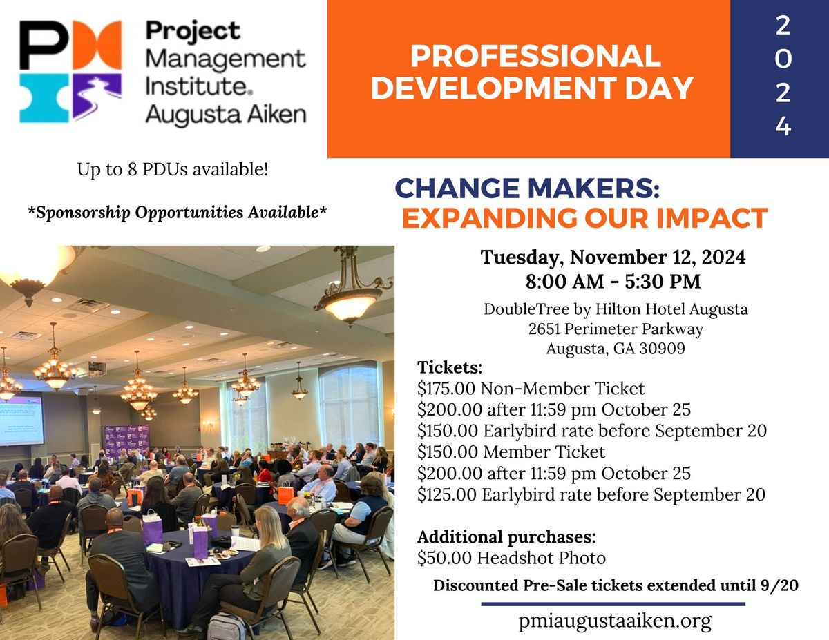 PMI Augusta Aiken: Professional Development Day 2024