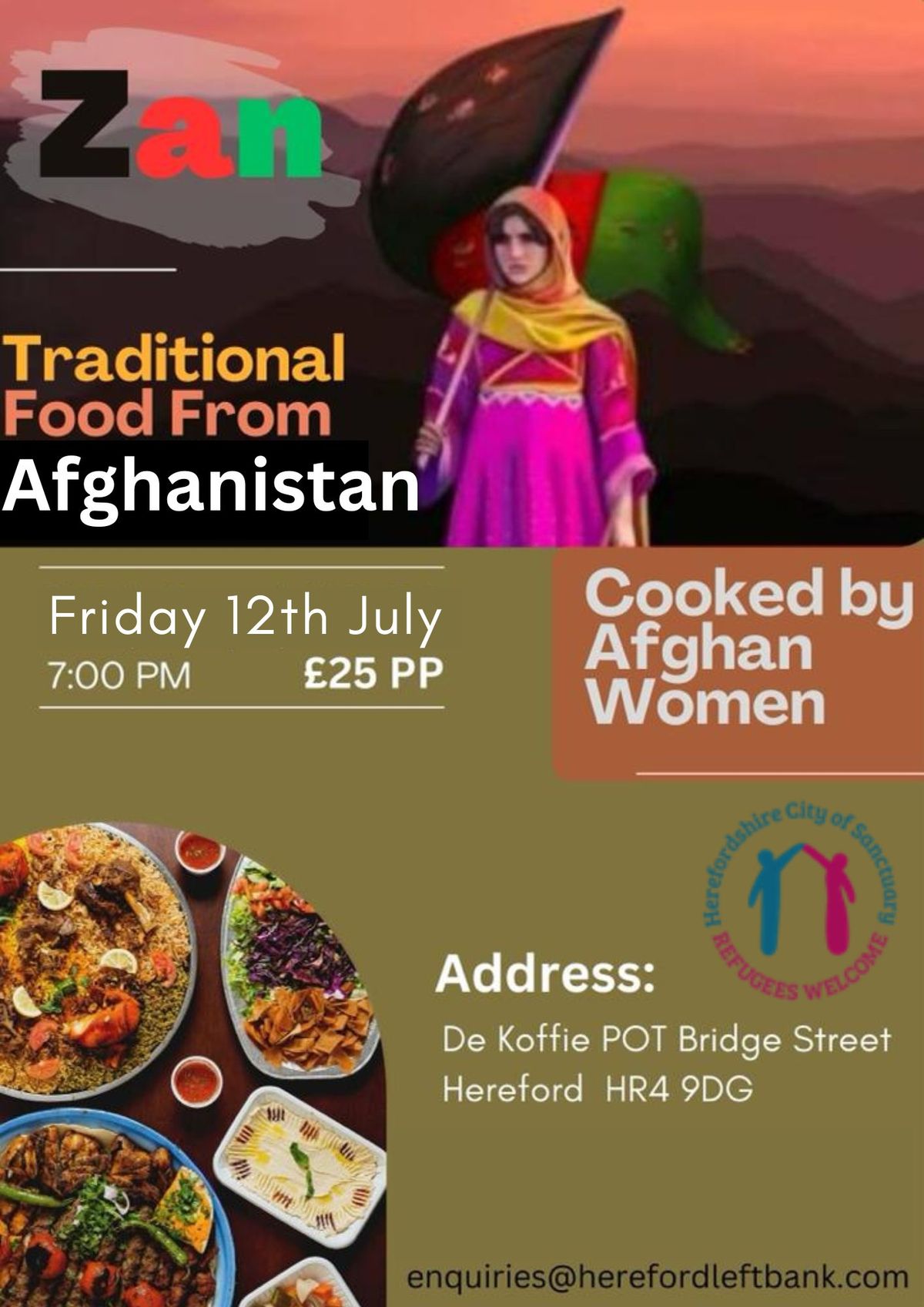 POP UP EVENING - Traditional Food from Afghanistan