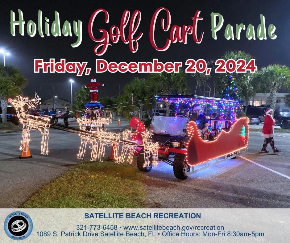 Holiday Golf Cart Parade