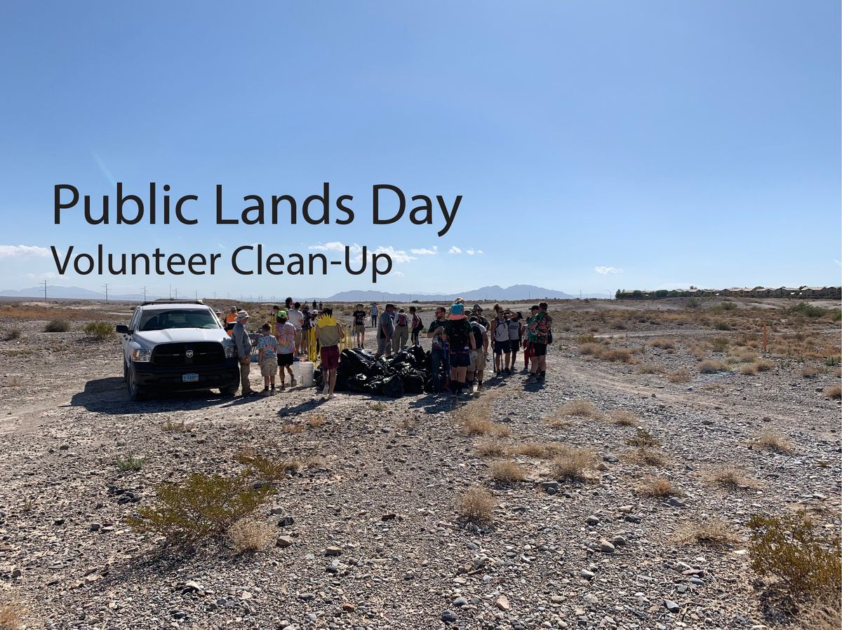 National Public Lands Day Volunteer Clean-Up (Registration Required)