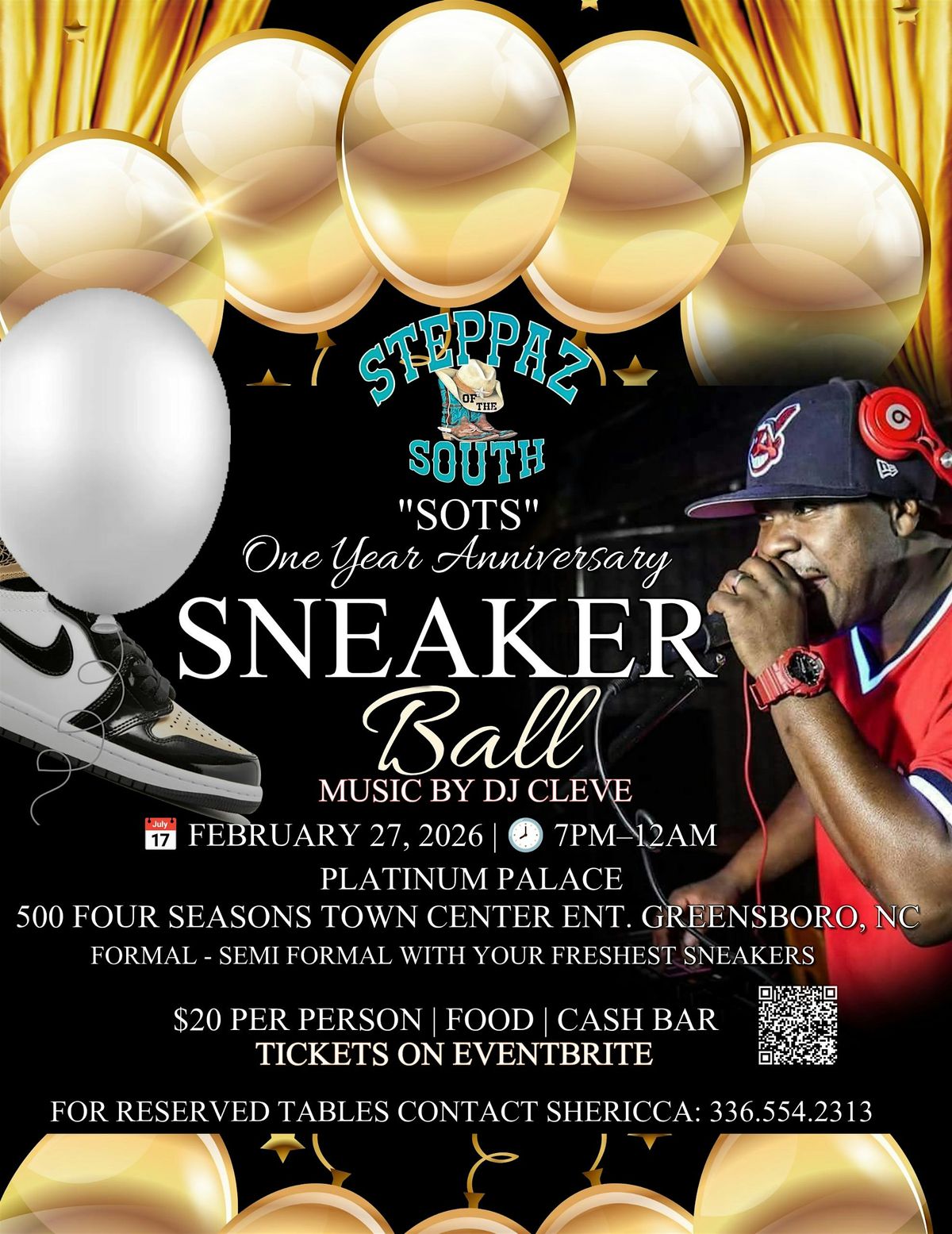 STEPPAZ OF THE SOUTH "SOTS" ONE YEAR ANNIVERSARY SNEAKERS BALL