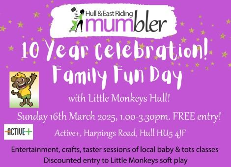 Free Family Fun Day - Mumbler 10 year Celebration!