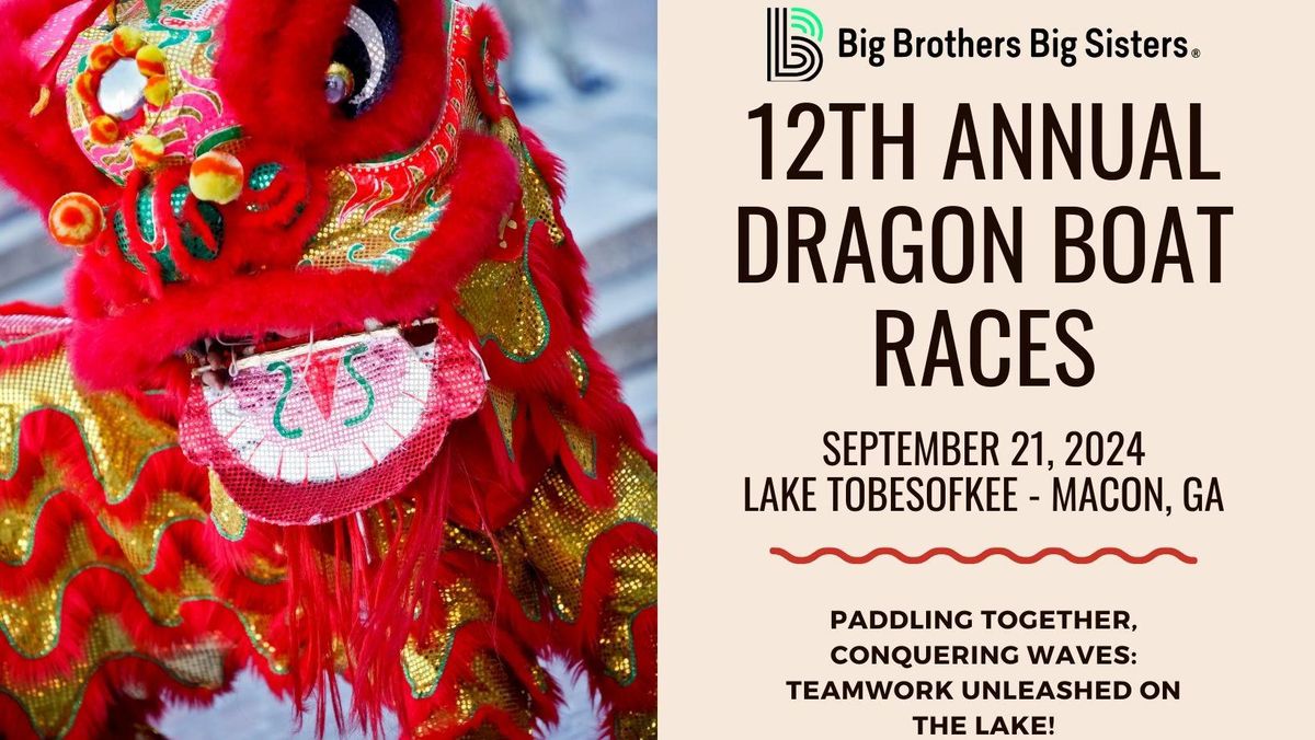 12th Annual Dragon Boat Races benefitting Big Brothers Big Sisters