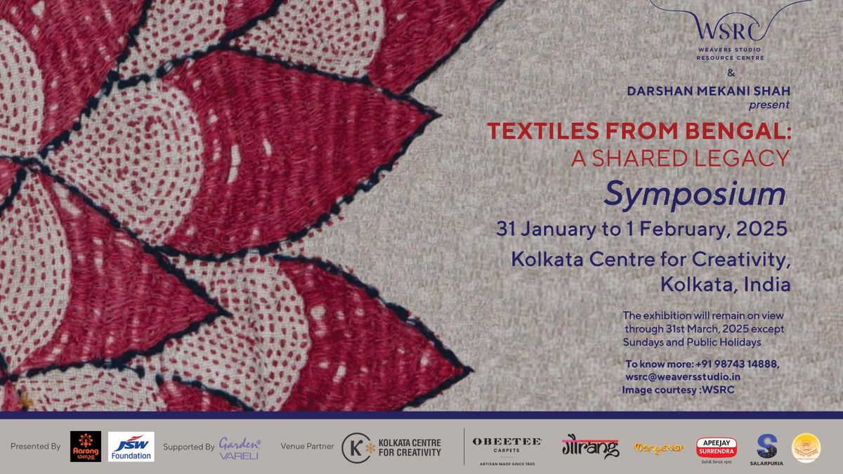 SYMPOSIUM - TEXTILES FROM BENGAL: A SHARED LEGACY