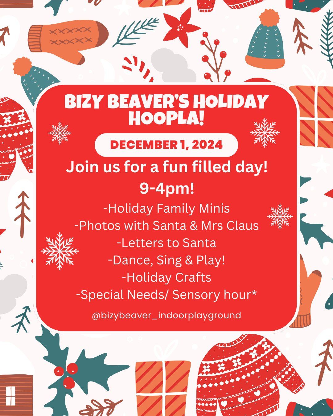 Bizy Beaver's 2024 Holiday Hoopla!