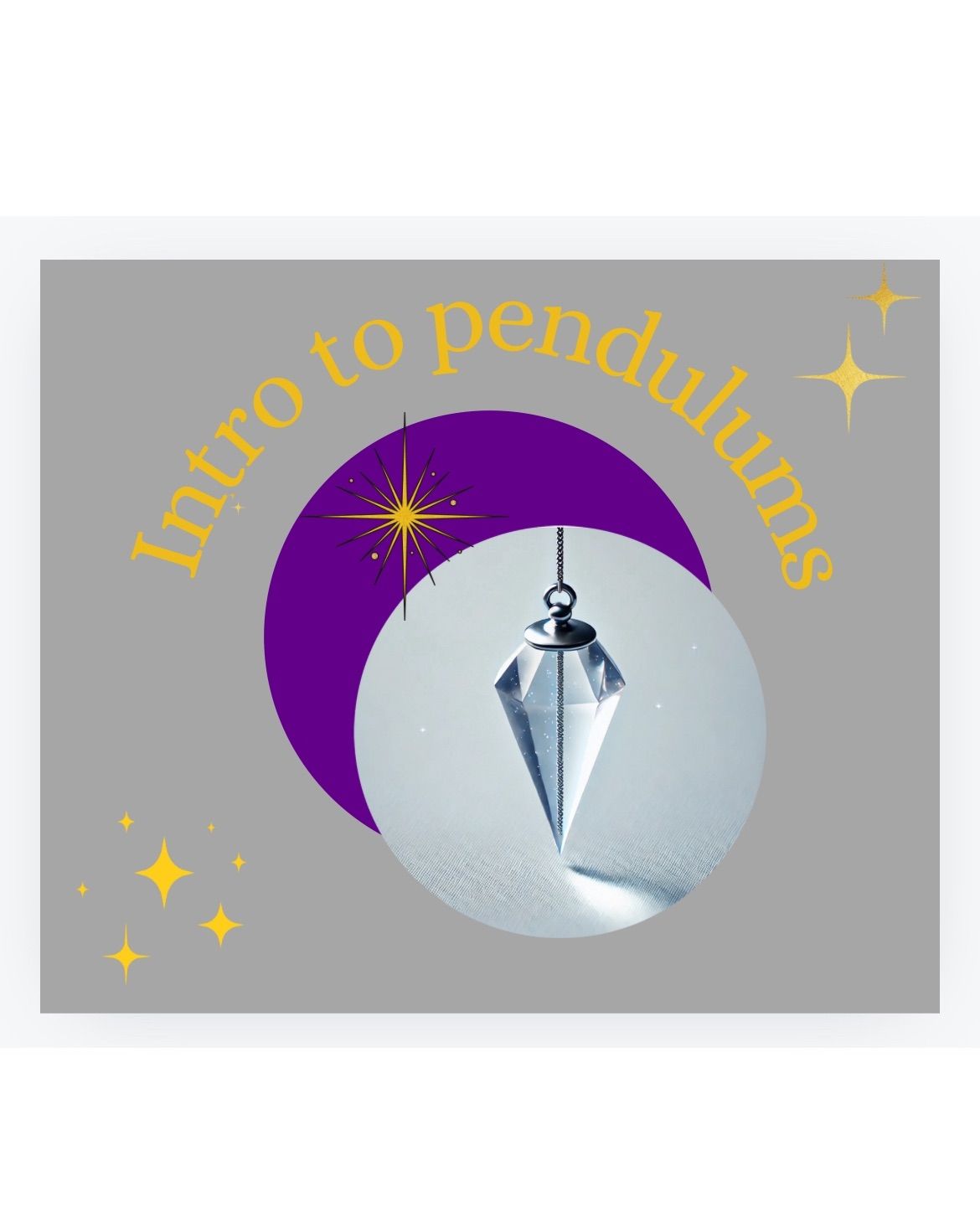 Introduction to using Pendulums 