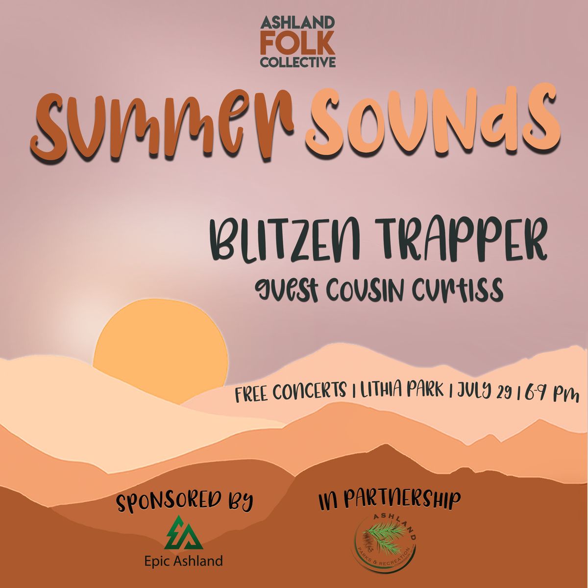 Blitzen Trapper with Cousin Curtiss presented by the Ashland Folk Collective 