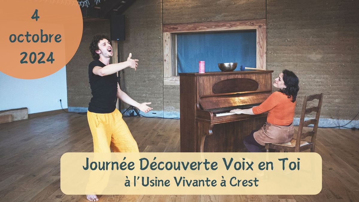 Journ\u00e9e D\u00e9couverte Voix en Toi - Expression authentique par le Chant et la CNV